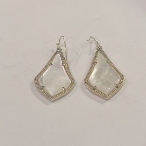 Kendra Scott Alexandra mother of pearl earrings